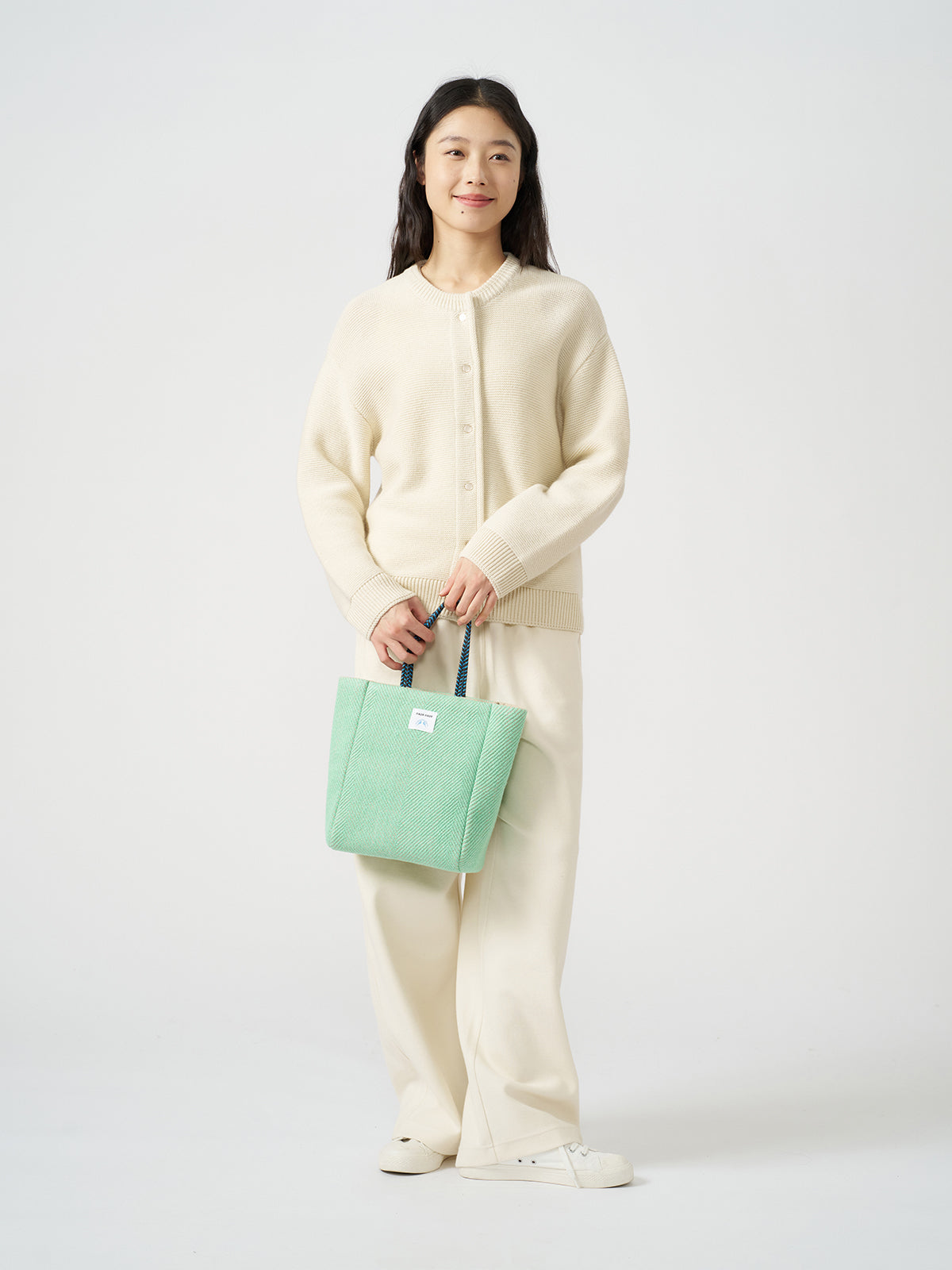 Eya Cotton and Line Hand-carry Bag