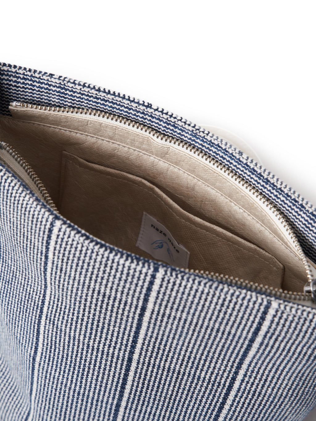 Dali Checkered Cotton Bucket Bag