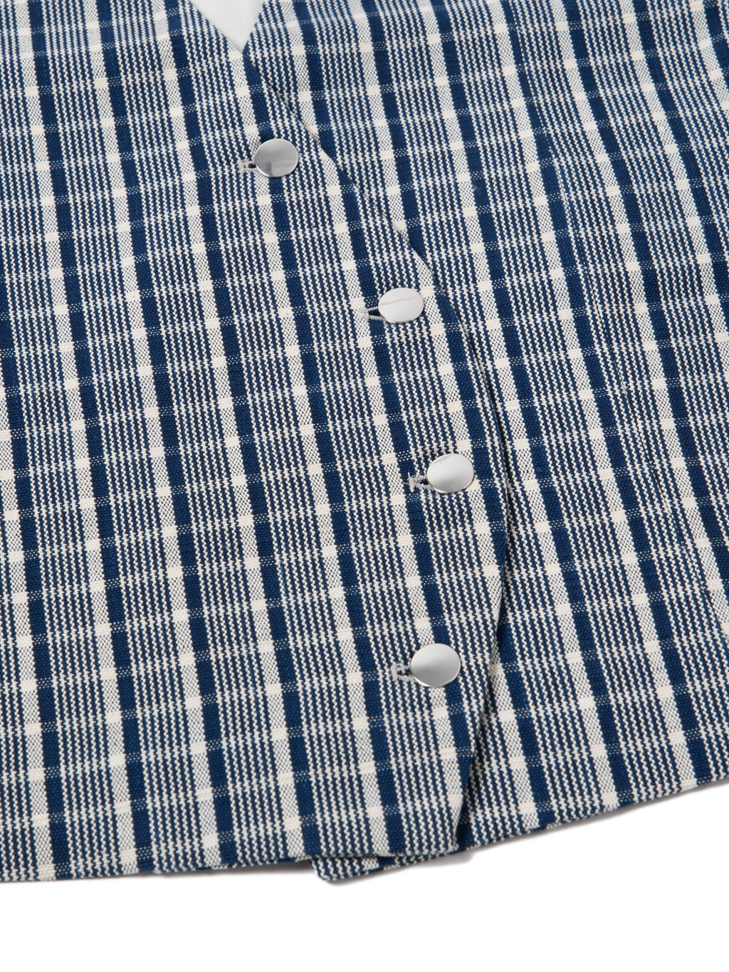 Dali Checkered Cotton Vest