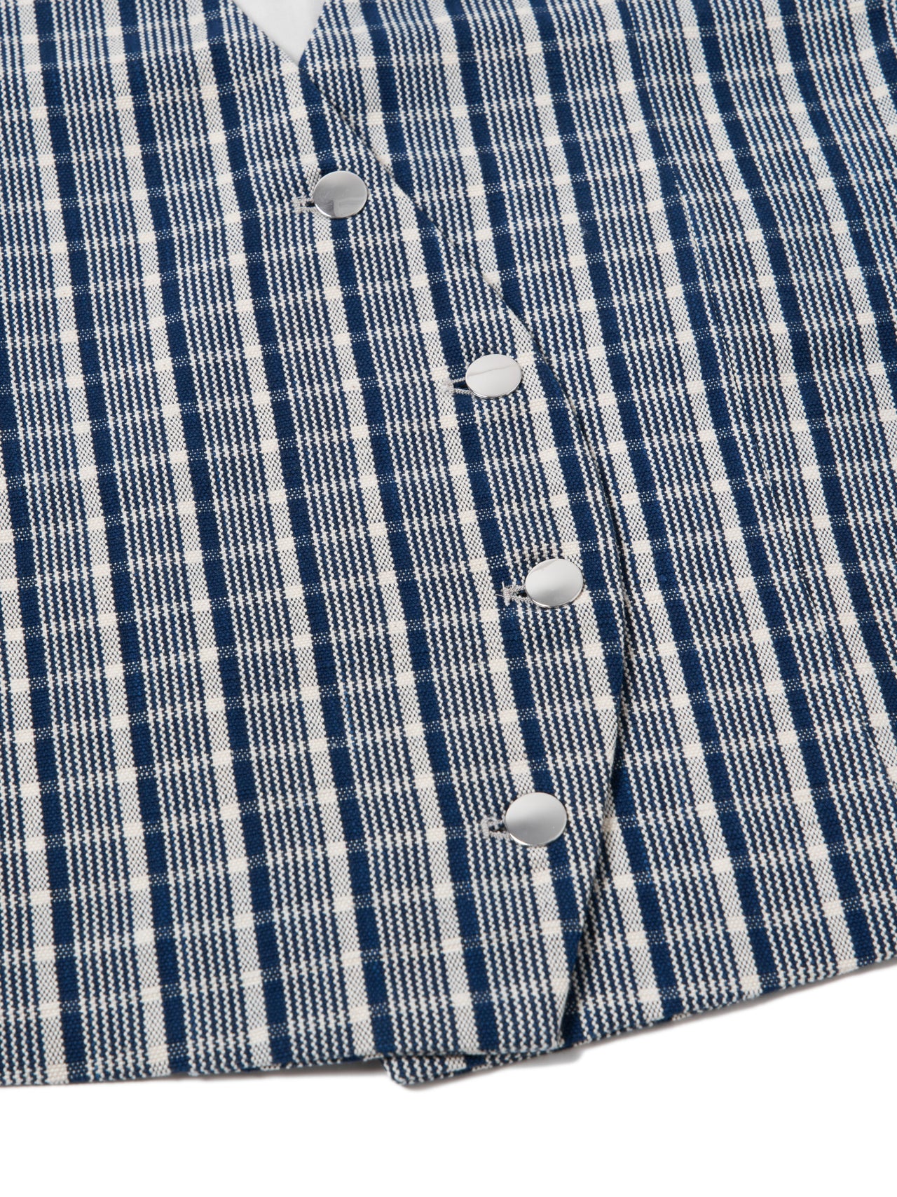 Dali Checkered Cotton Vest