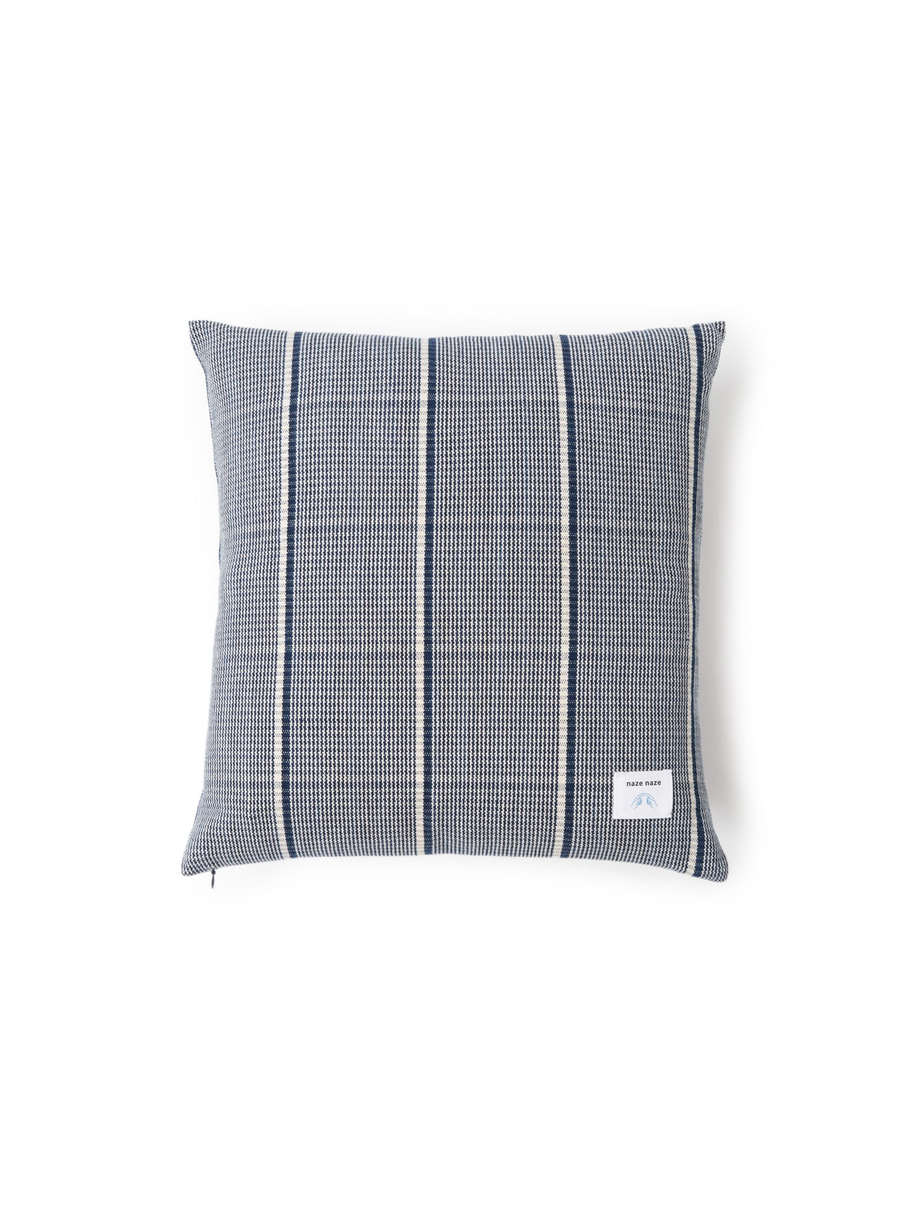 Dali Checked Cotton Square Cushion