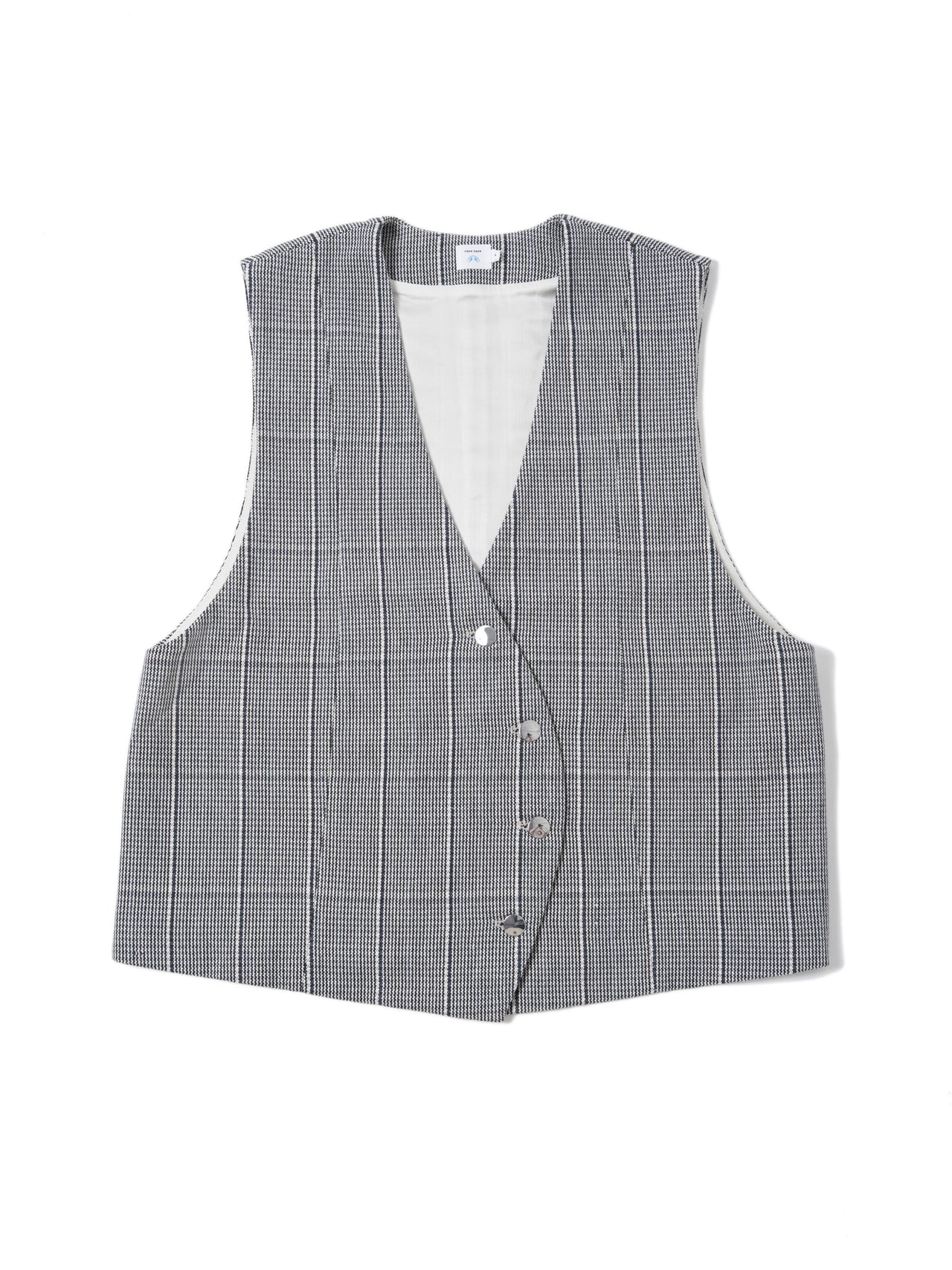Dali Checkered Cotton Vest