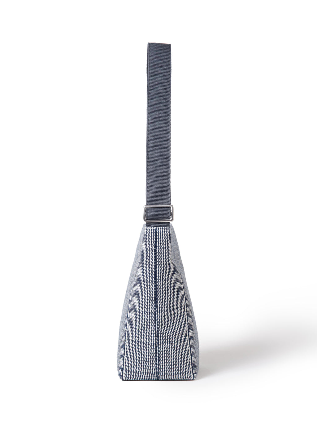 Dali Checkered Cotton Bucket Bag