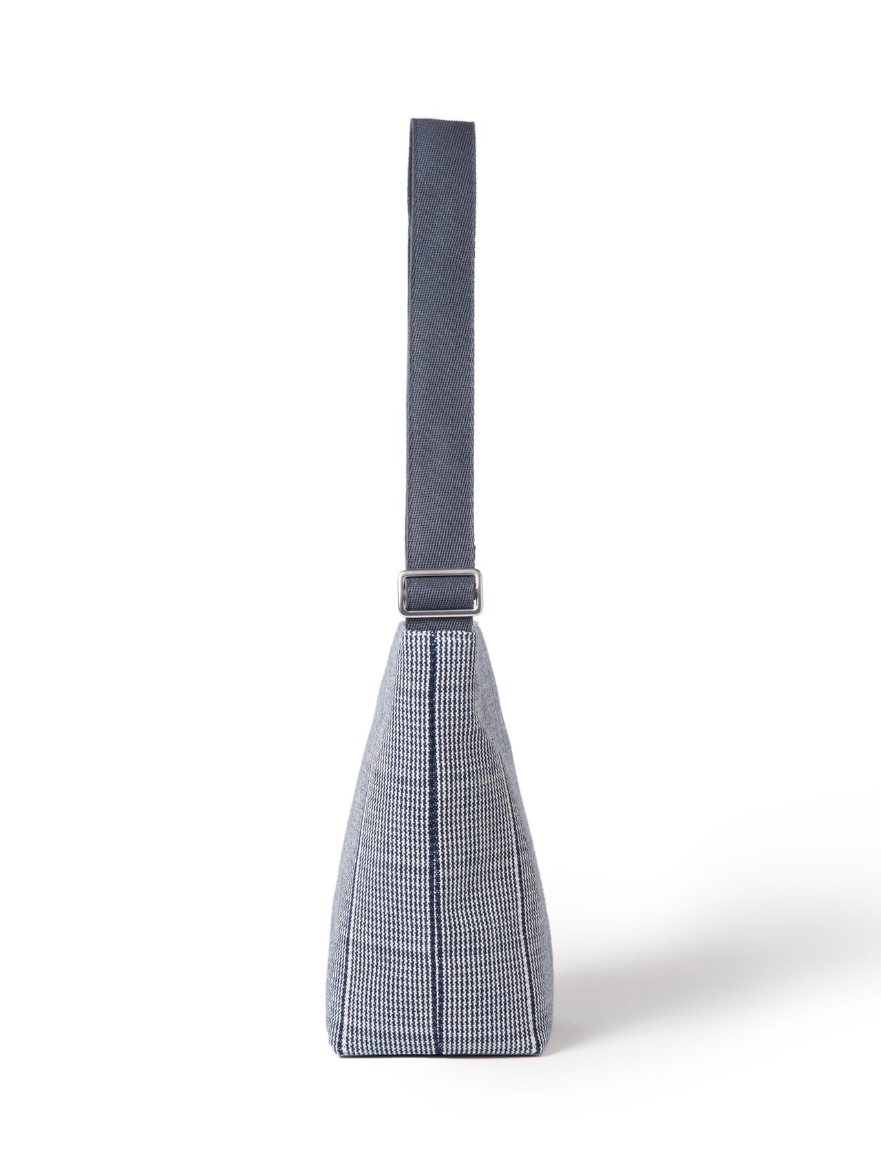 Dali Checkered Cotton Bucket Bag