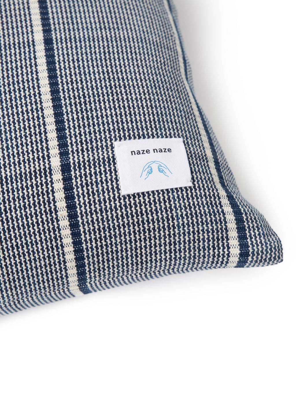 Dali Checked Cotton Square Cushion