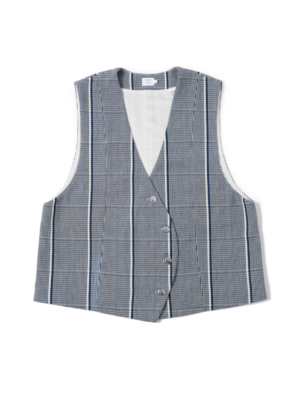 Dali Checkered Cotton Vest