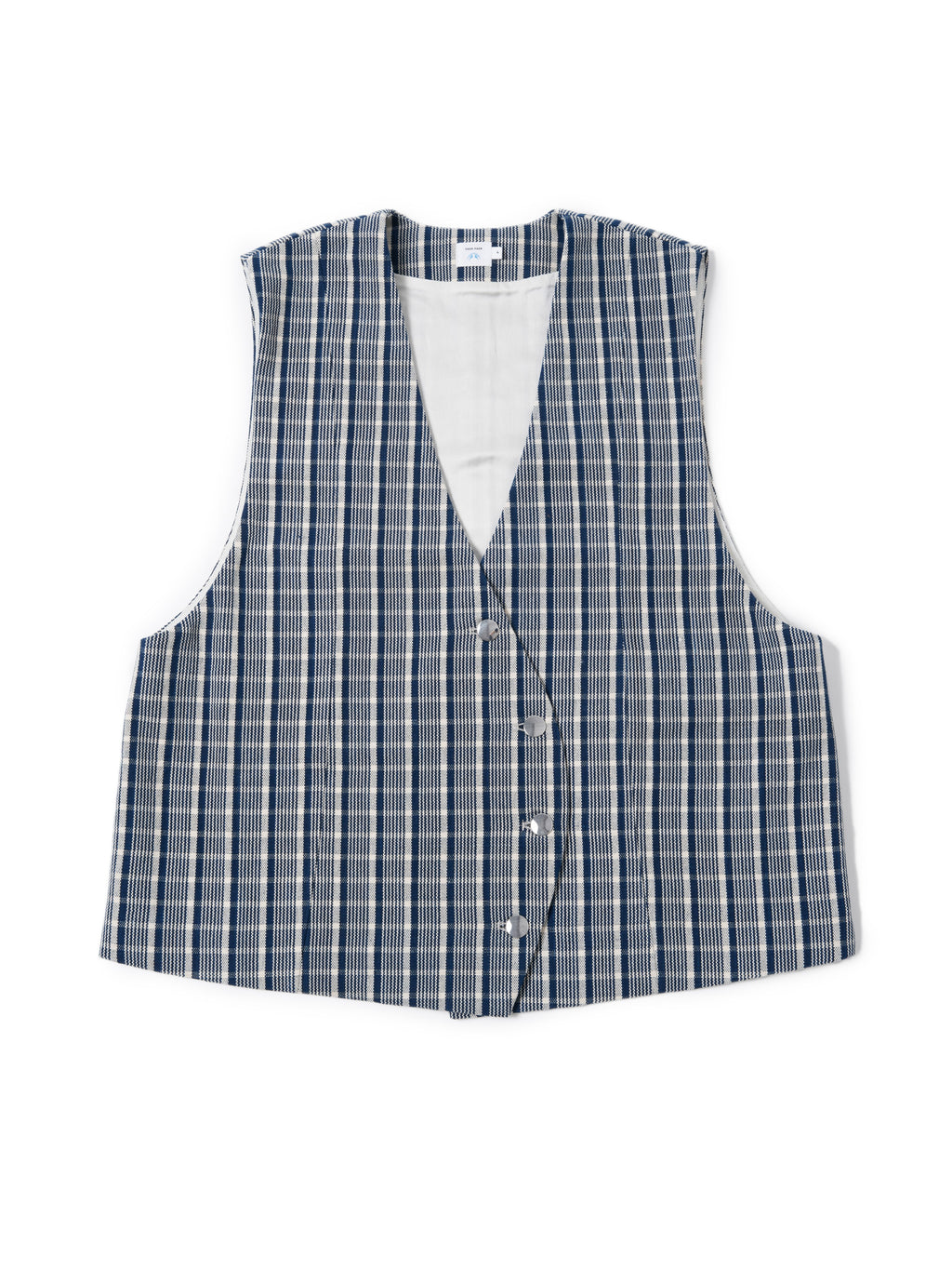 Dali Checkered Cotton Vest