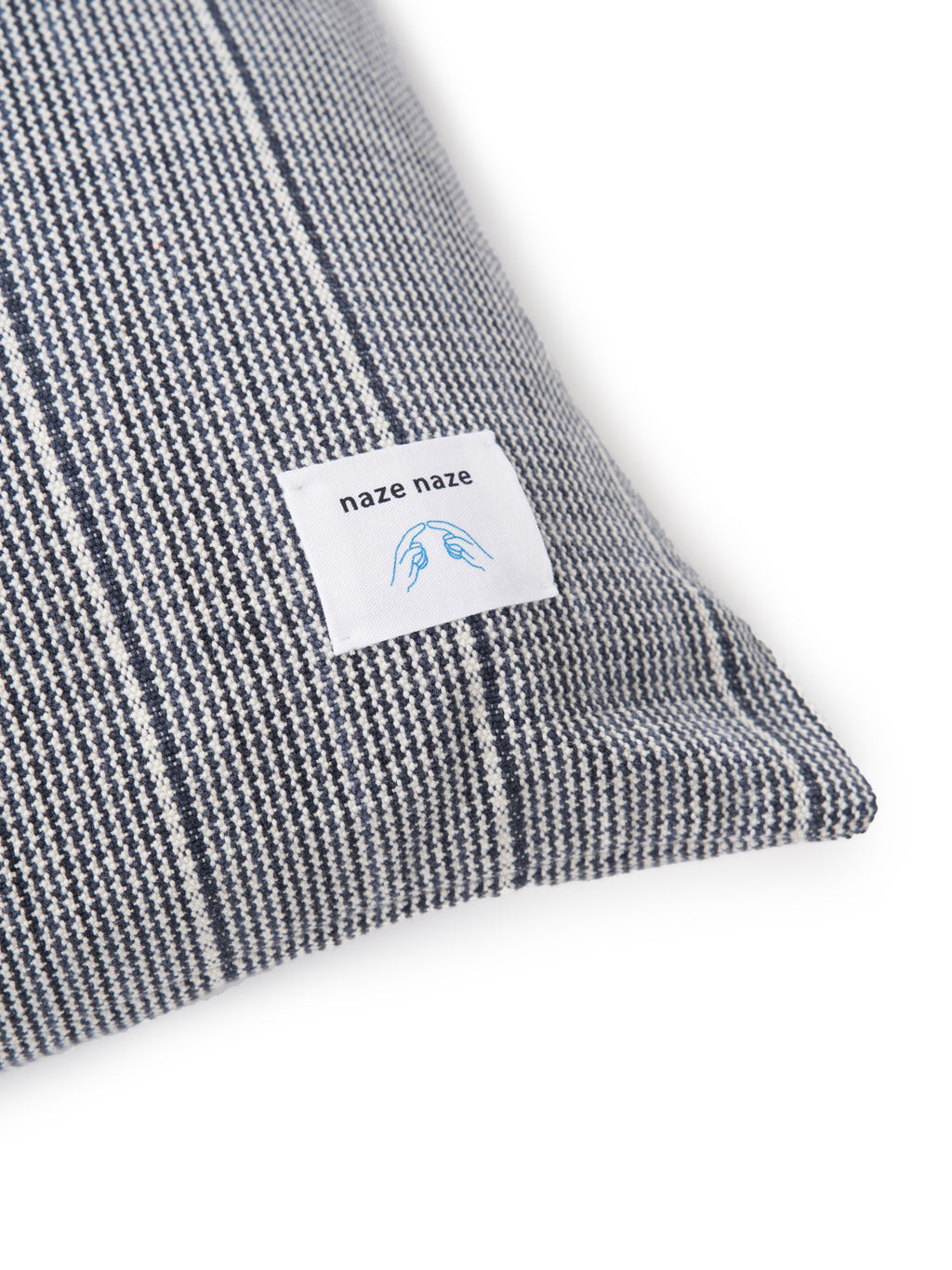 Dali Checked Cotton Square Cushion