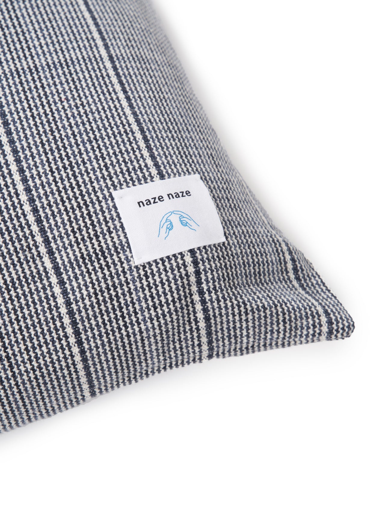 Dali Checked Cotton Square Cushion