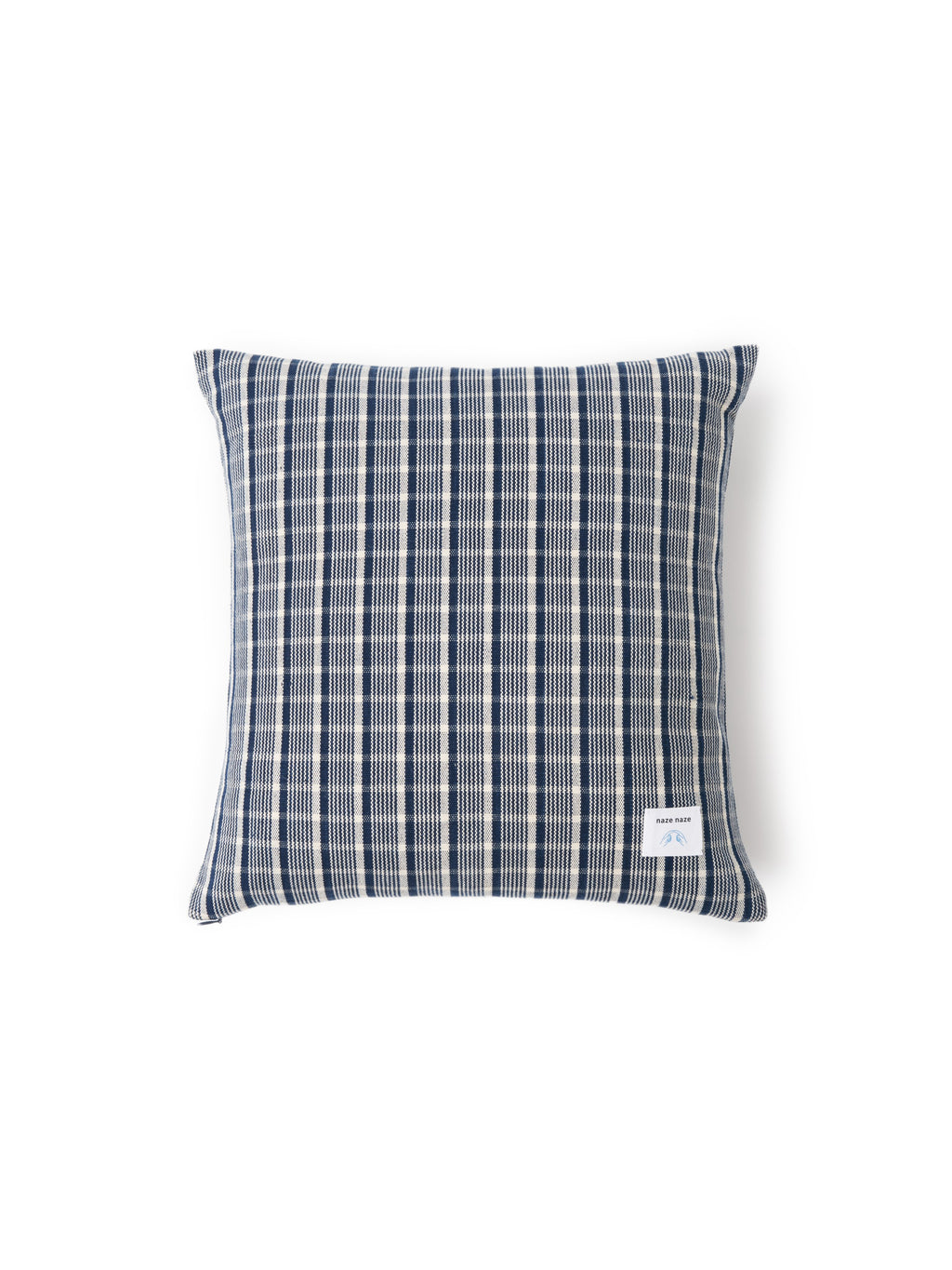 Dali Checked Cotton Square Cushion