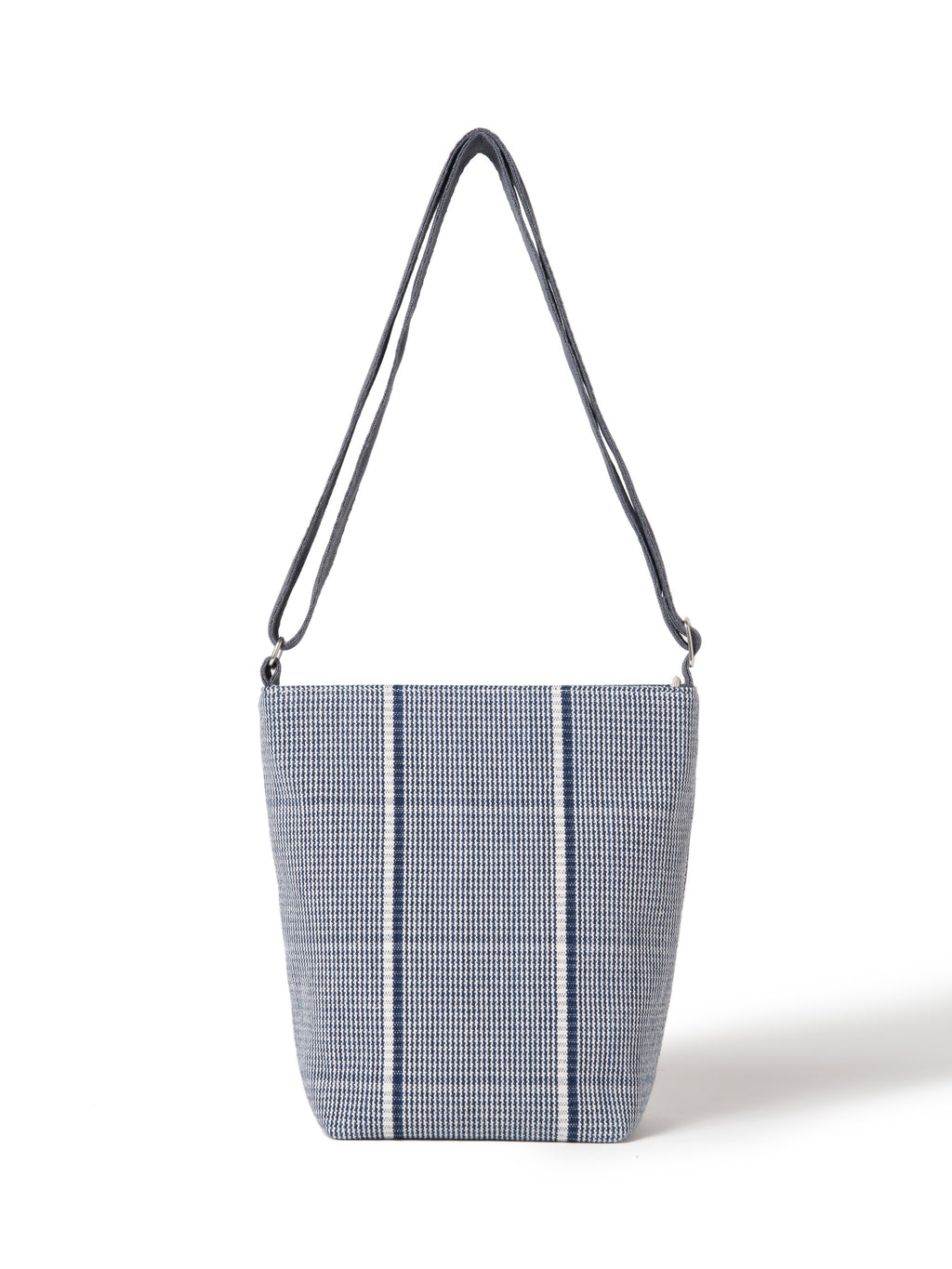 Dali Checkered Cotton Bucket Bag