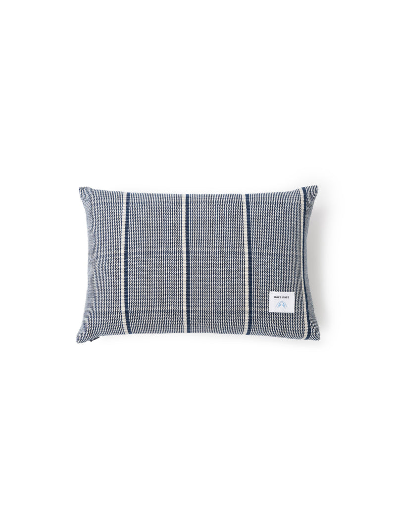 Dali Checked Cotton Rectangular Cushion