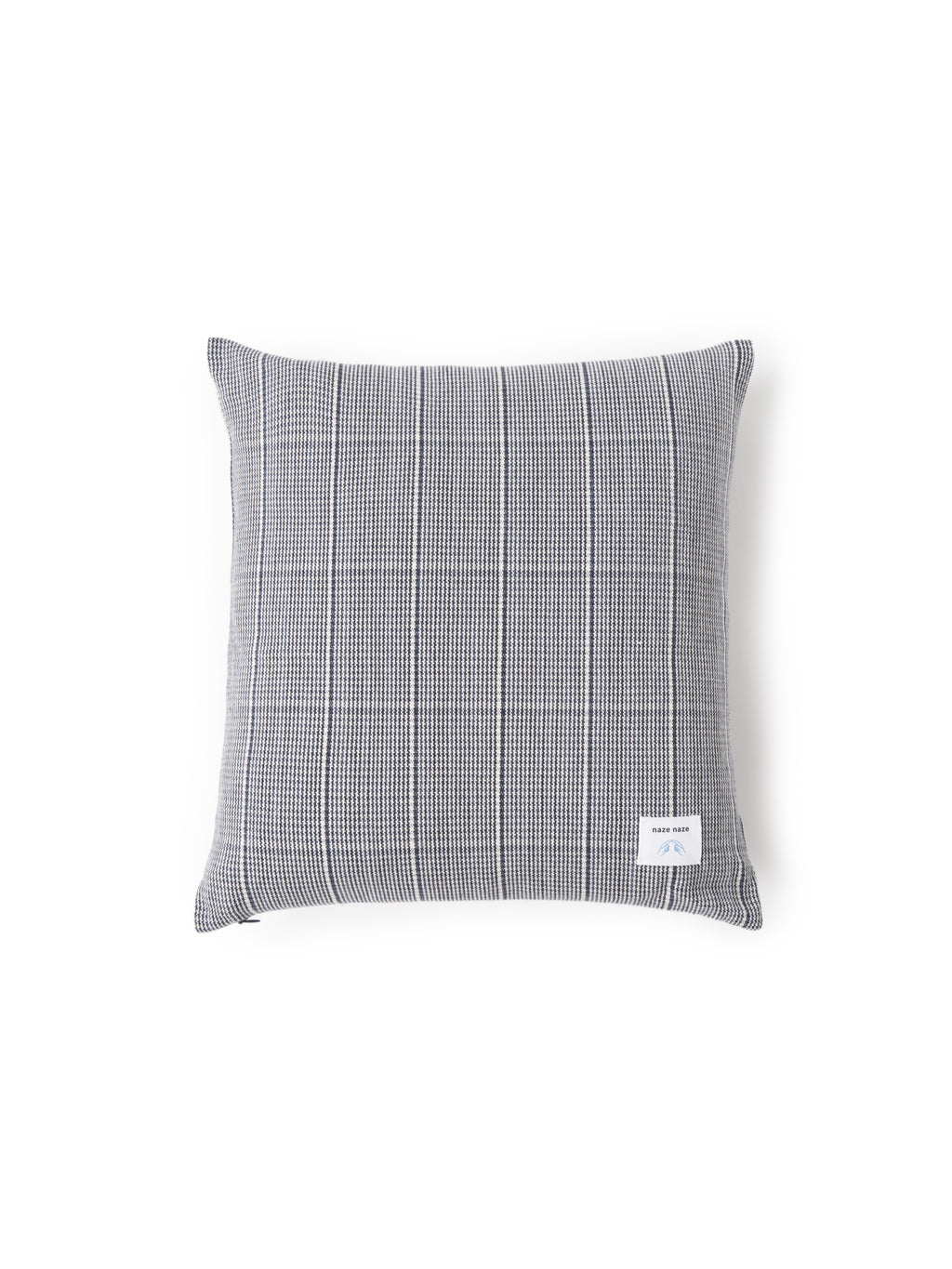 Dali Checked Cotton Square Cushion