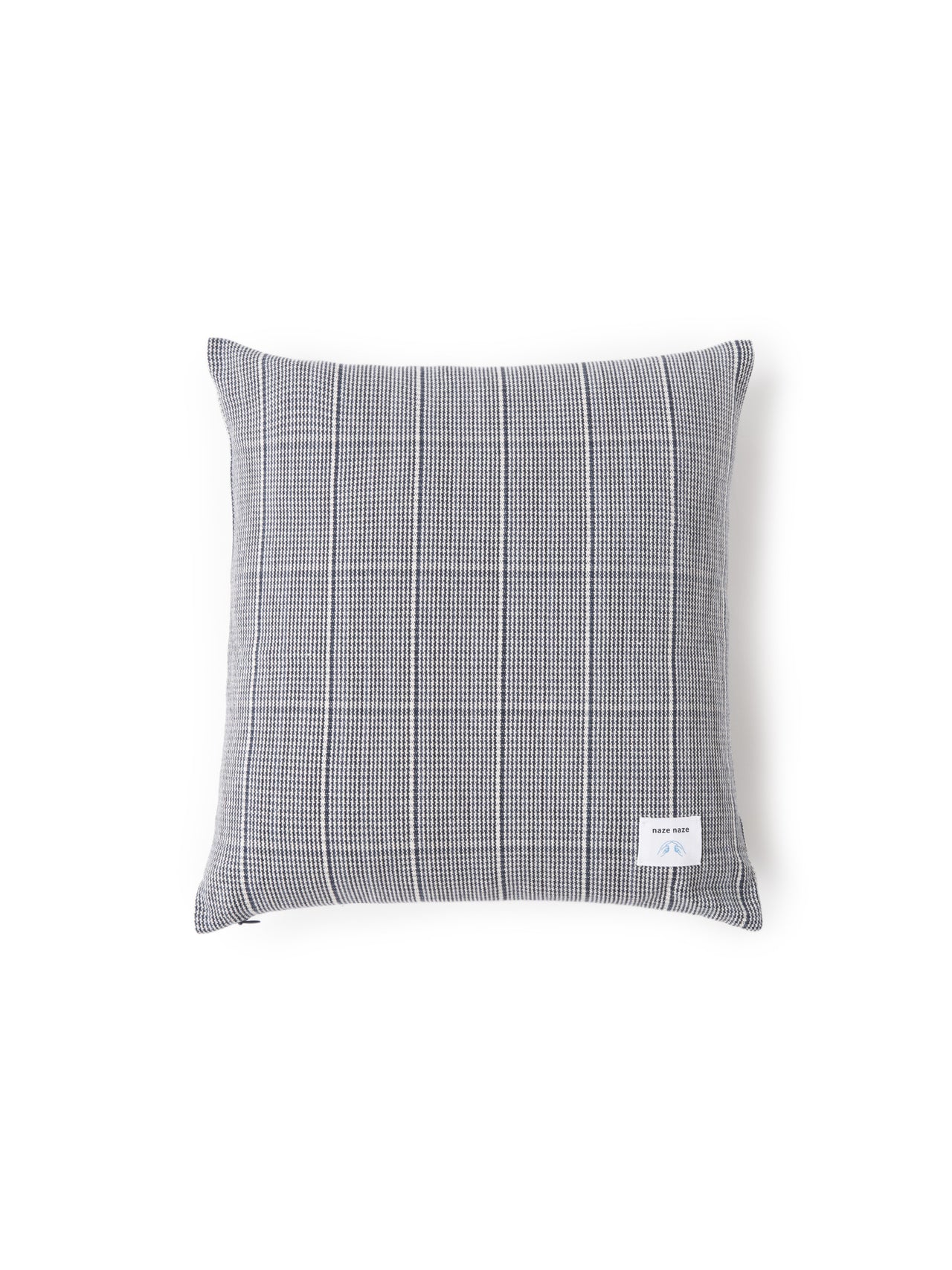 Dali Checked Cotton Square Cushion
